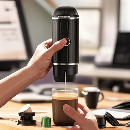 CofeMeki 19-Bar Portable Espresso Maker with Rechargeable Battery