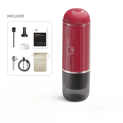 CofeMeki 19-Bar Portable Espresso Maker with Rechargeable Battery