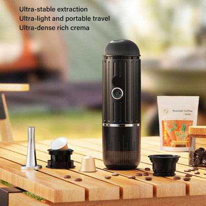 CofeMeki 19-Bar Portable Espresso Maker with Rechargeable Battery