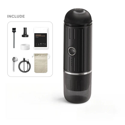 CofeMeki 19-Bar Portable Espresso Maker with Rechargeable Battery