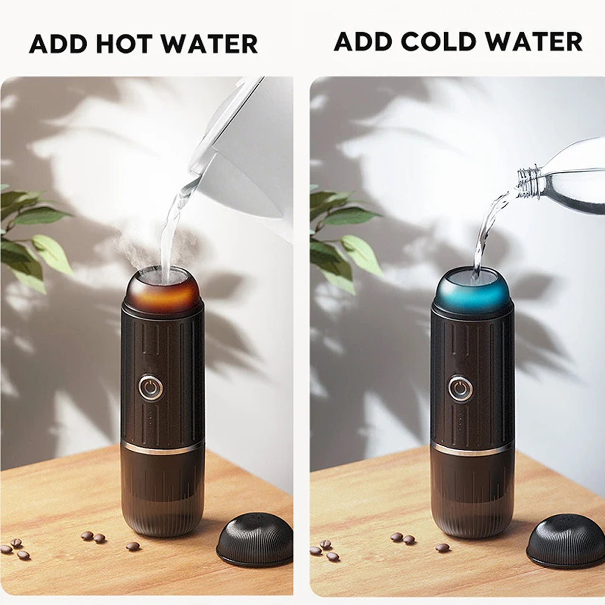 CofeMeki 19-Bar Portable Espresso Maker with Rechargeable Battery