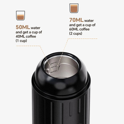 CofeMeki 19-Bar Portable Espresso Maker with Rechargeable Battery