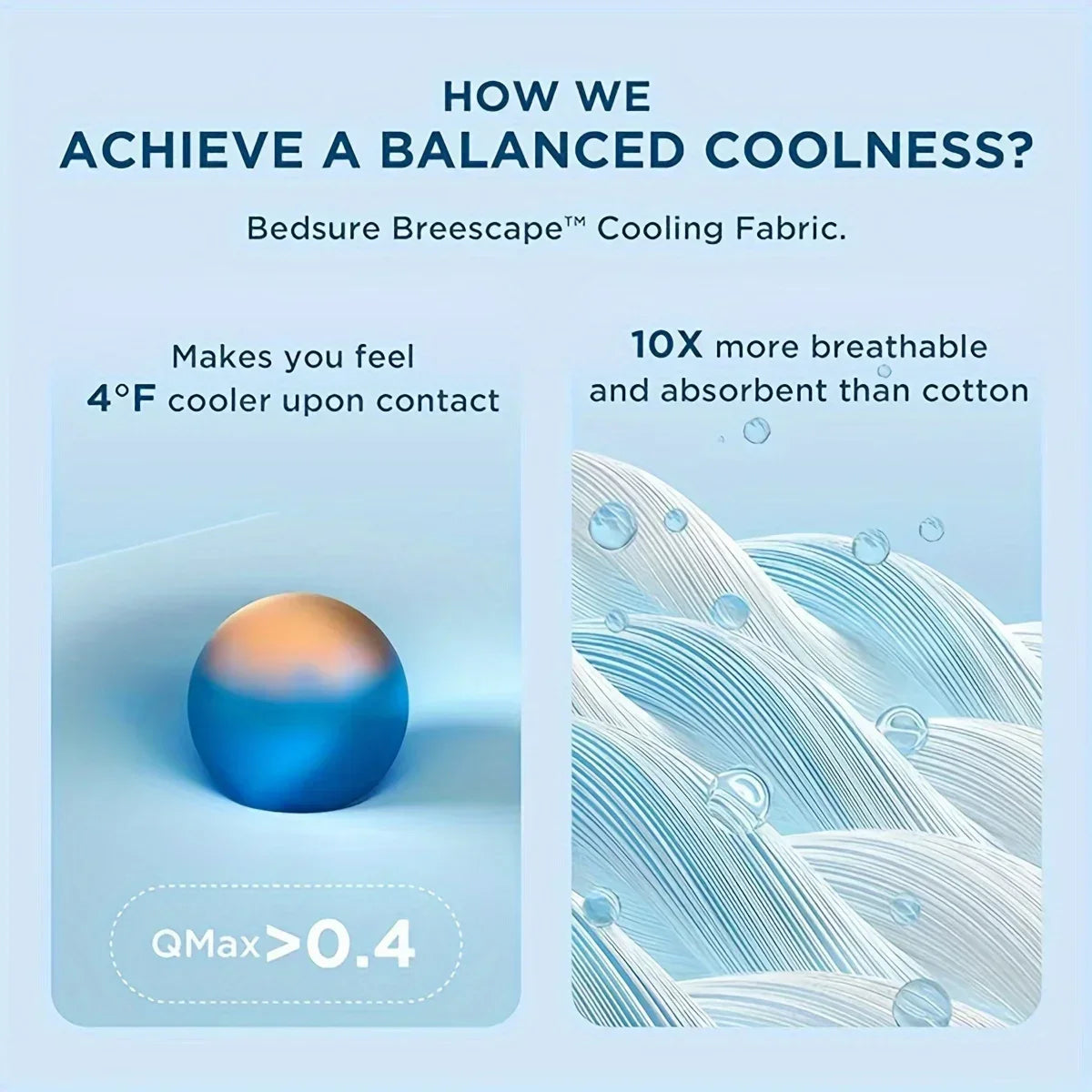 ColaxKavi Breescape™ Cooling Blanket for Night Sweats & Menopause