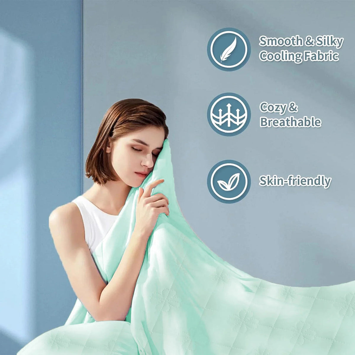 ColaxKavi Breescape™ Cooling Blanket for Night Sweats & Menopause