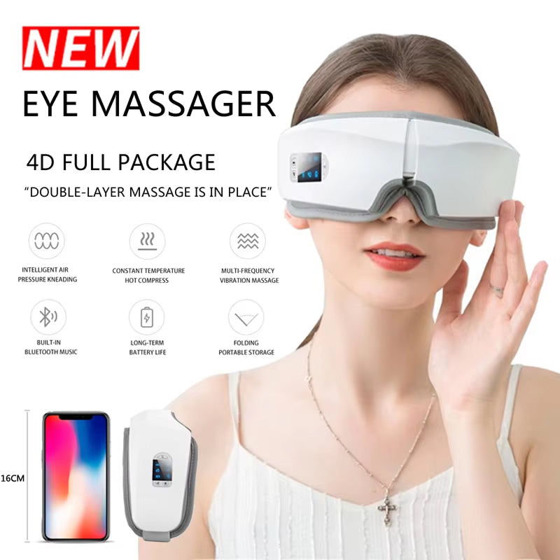 ComfaEye Eye Massager with Heat and Vibration for Strain Relief