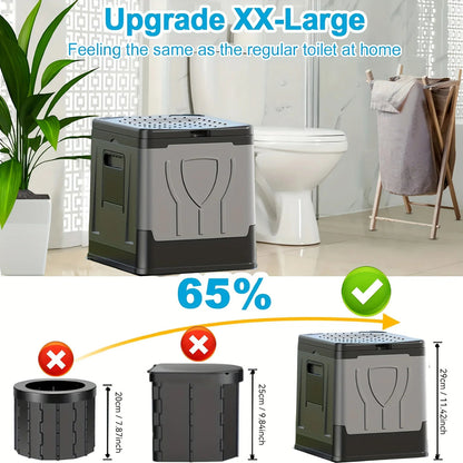 CotoxLic 30L Portable Toilet for Camping & Outdoors