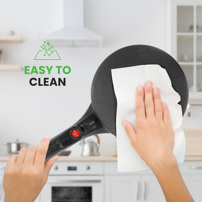 CrepiLik 8-Inch Electric Crepe Maker & Griddle Kit