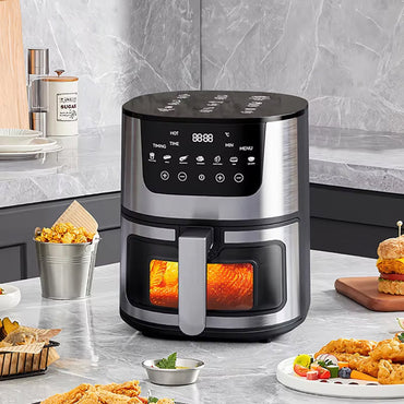 CrispDum Air Fryer 7L with Viewing Window and 2400W Rapid Heating
