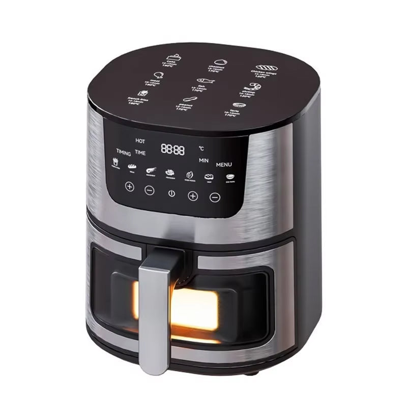CrispDum Air Fryer 7L with Viewing Window and 2400W Rapid Heating