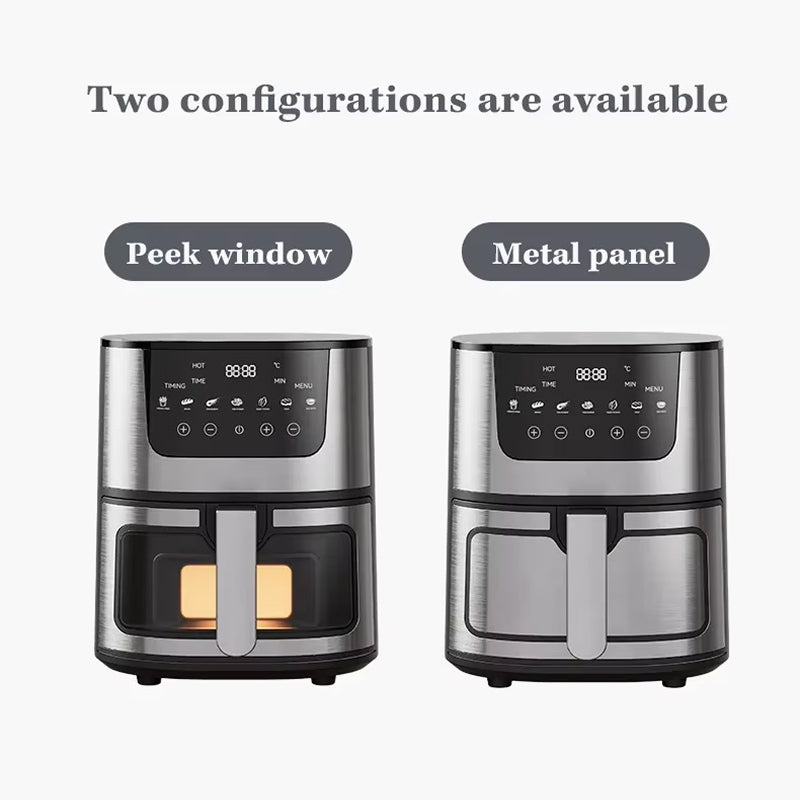 CrispDum Air Fryer 7L with Viewing Window and 2400W Rapid Heating