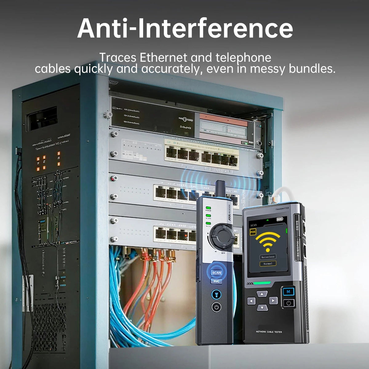 CronzTalin 10-in-1 Network Diagnostic Tool with PoE Detection