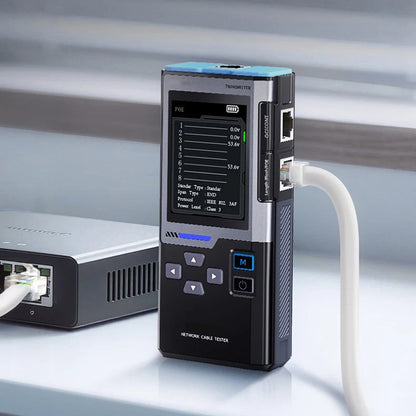 CronzTalin 10-in-1 Network Diagnostic Tool with PoE Detection