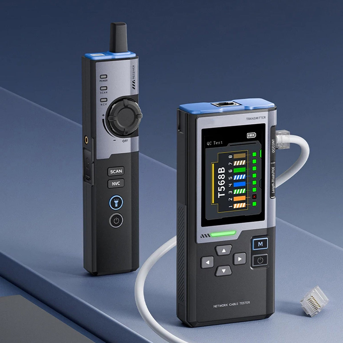 CronzTalin 10-in-1 Network Diagnostic Tool with PoE Detection