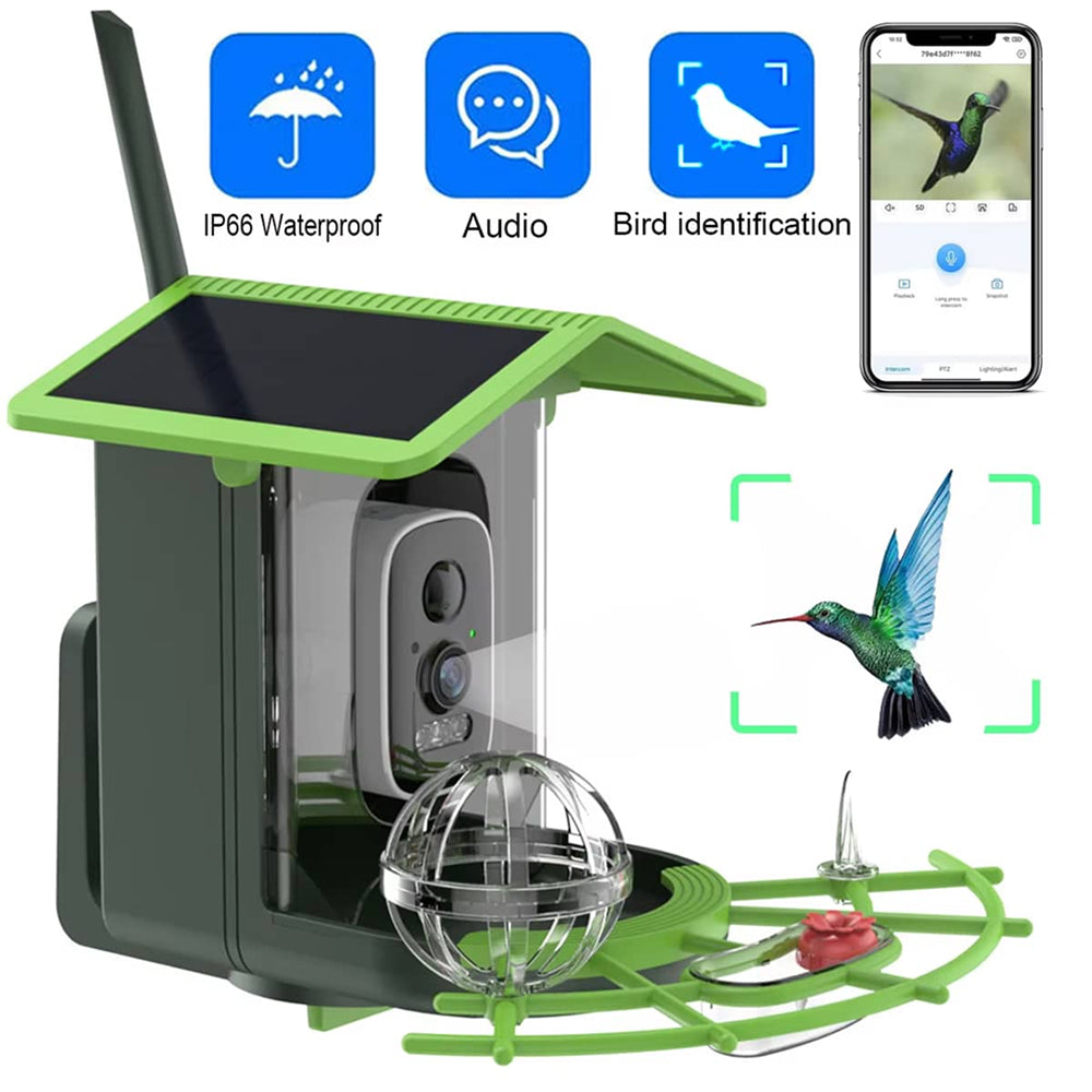 DeasNocx WiFi Bird Feeder Camera 1080P HD Night Vision