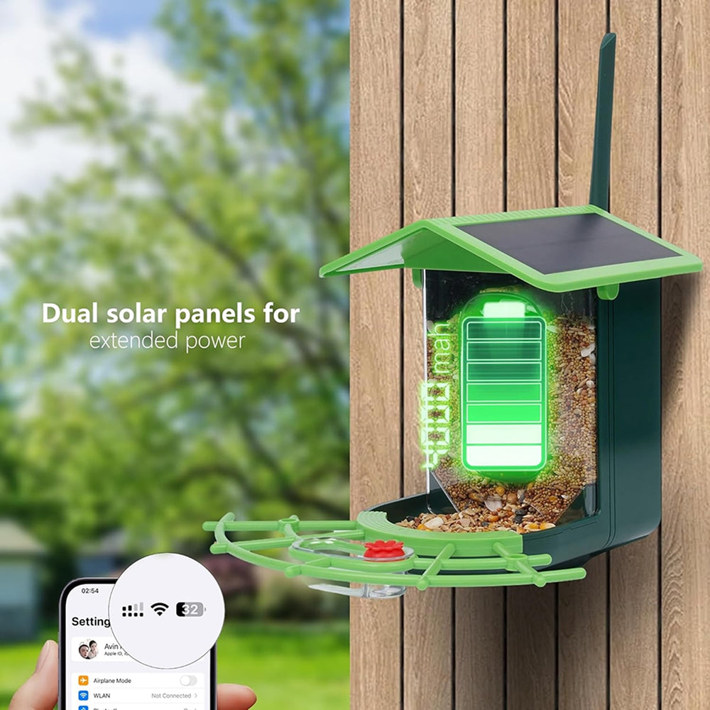 DeasNocx WiFi Bird Feeder Camera 1080P HD Night Vision