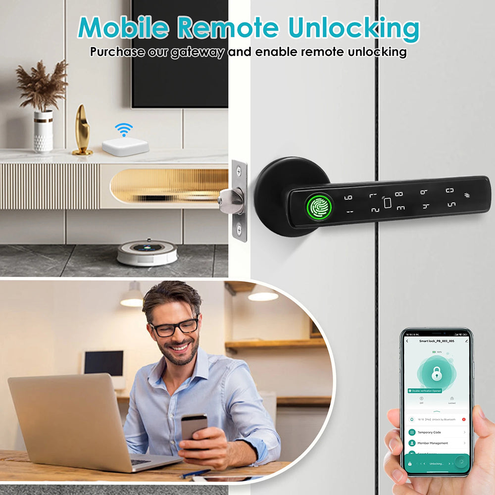 DorivLoki Keyless Smart Door Lock with Biometric Fingerprint & App Management