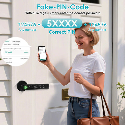 DorivLoki Keyless Smart Door Lock with Biometric Fingerprint & App Management