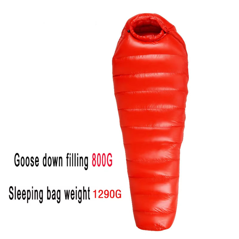 DosiLivix Down Sleeping Bag - 800+ Fill Power Goose Down - -10°C Rated