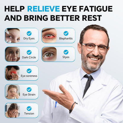 DrixHetiv Graphene Heated Eye Mask for Dry Eye Relief