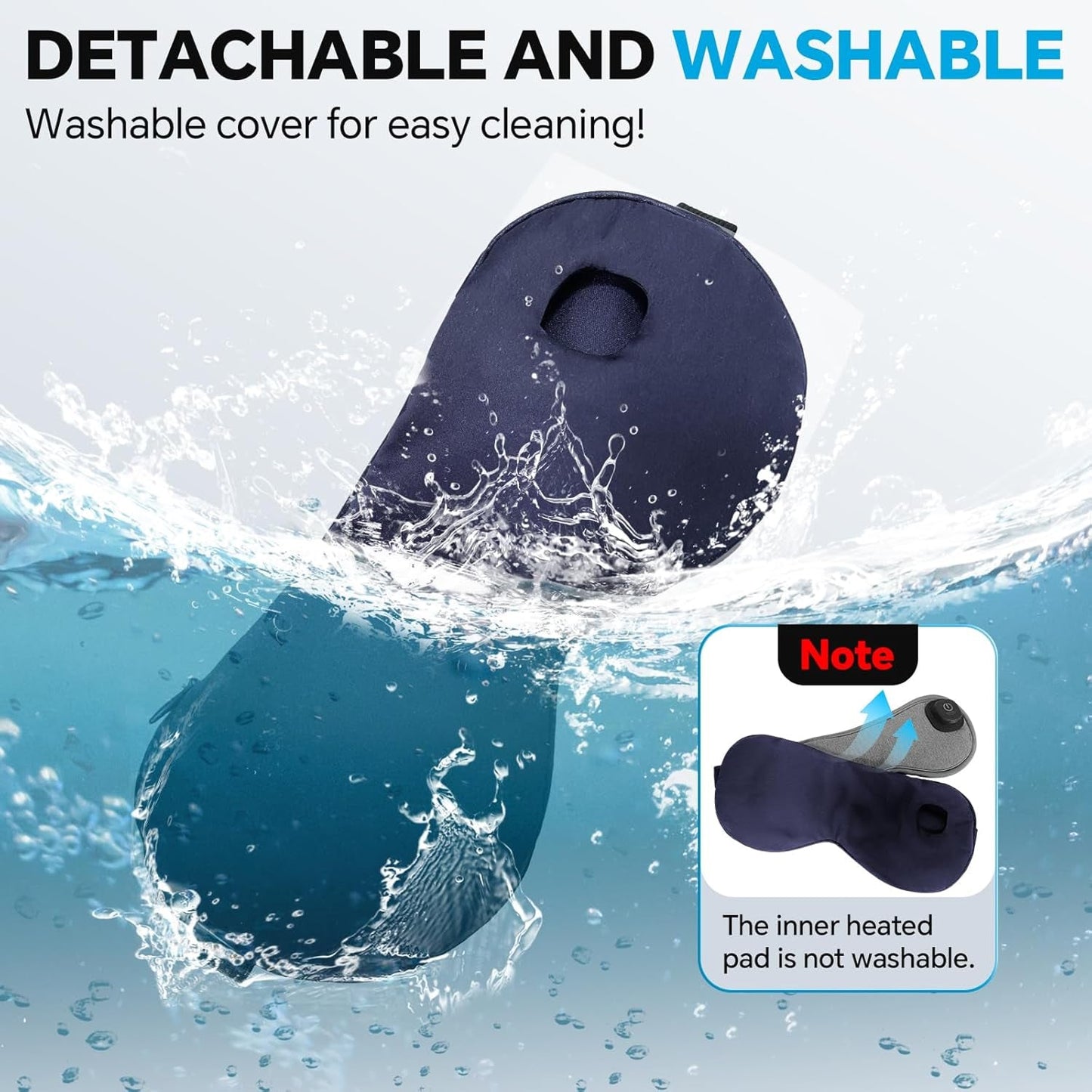 DrixHetiv Graphene Heated Eye Mask for Dry Eye Relief