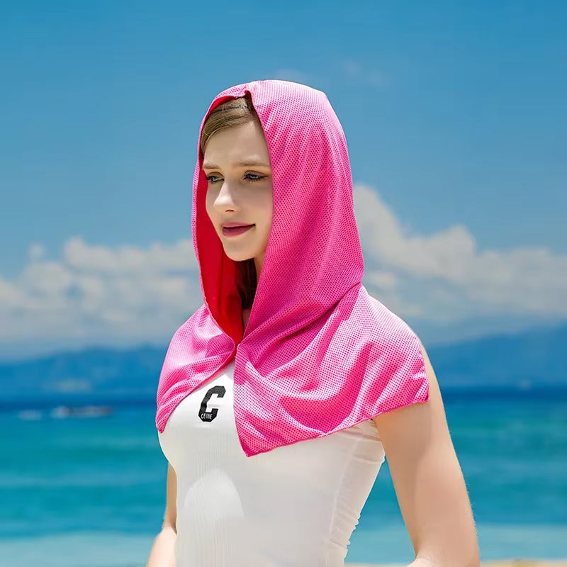 DryColix Instant Cooling Towel - 16°C Relief & UV Protection