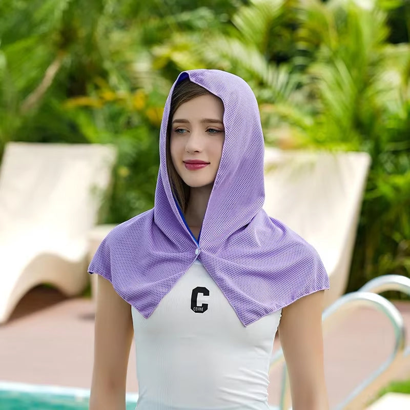 DryColix Instant Cooling Towel - 16°C Relief & UV Protection