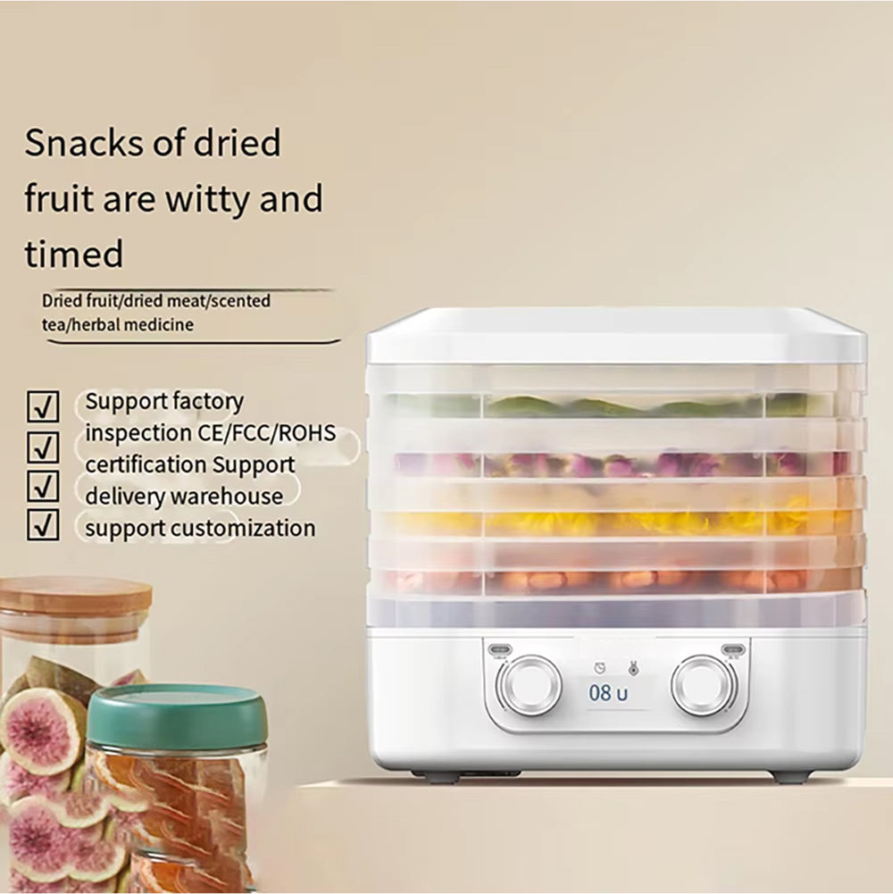 DryZenra 5-Layer Food Dehydrator with 360° Air Circulation