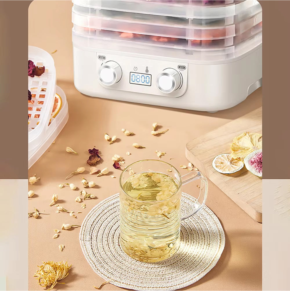 DryZenra 5-Layer Food Dehydrator with 360° Air Circulation