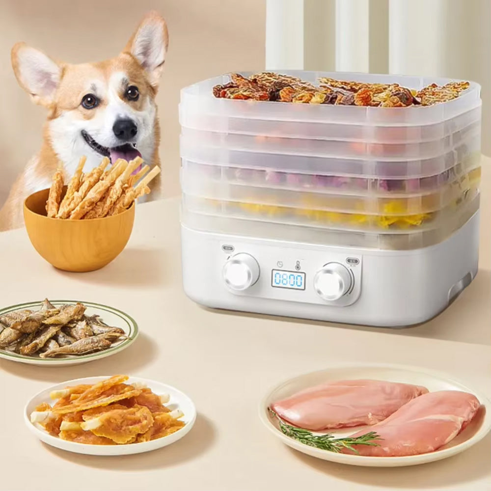 DryZenra 5-Layer Food Dehydrator with 360° Air Circulation