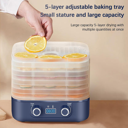 DryZenra 5-Layer Food Dehydrator with 360° Air Circulation