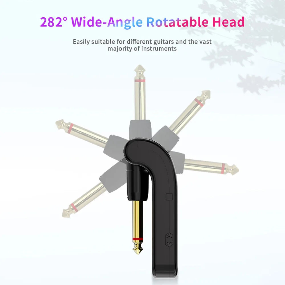 InsMazid Wireless Guitar Transmitter and Receiver 48K HD Audio