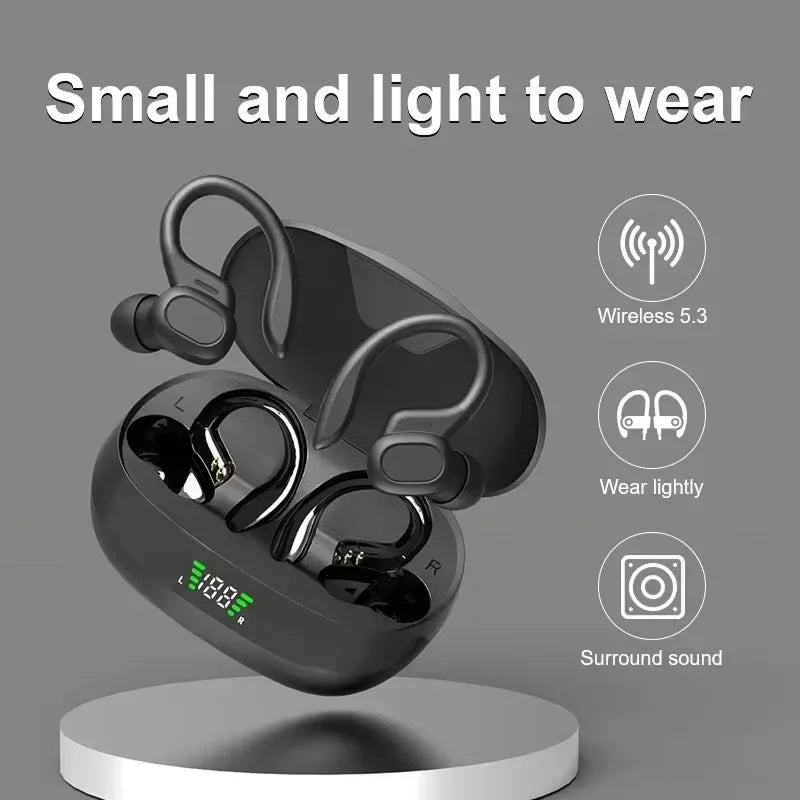 EariMixi Bluetooth 5.1 Sport Earbuds with Waterproof Hooks