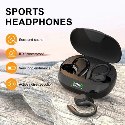 EariMixi Bluetooth 5.1 Sport Earbuds with Waterproof Hooks