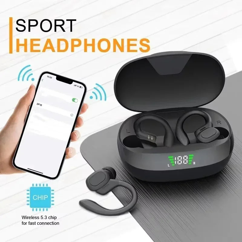 EariMixi Bluetooth 5.1 Sport Earbuds with Waterproof Hooks