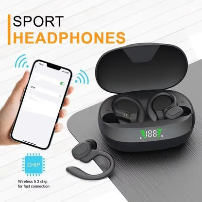 EariMixi Bluetooth 5.1 Sport Earbuds with Waterproof Hooks