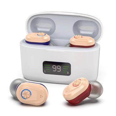 WelliTrue Digital Hearing Aids for Seniors with 30dB Noise Reduction