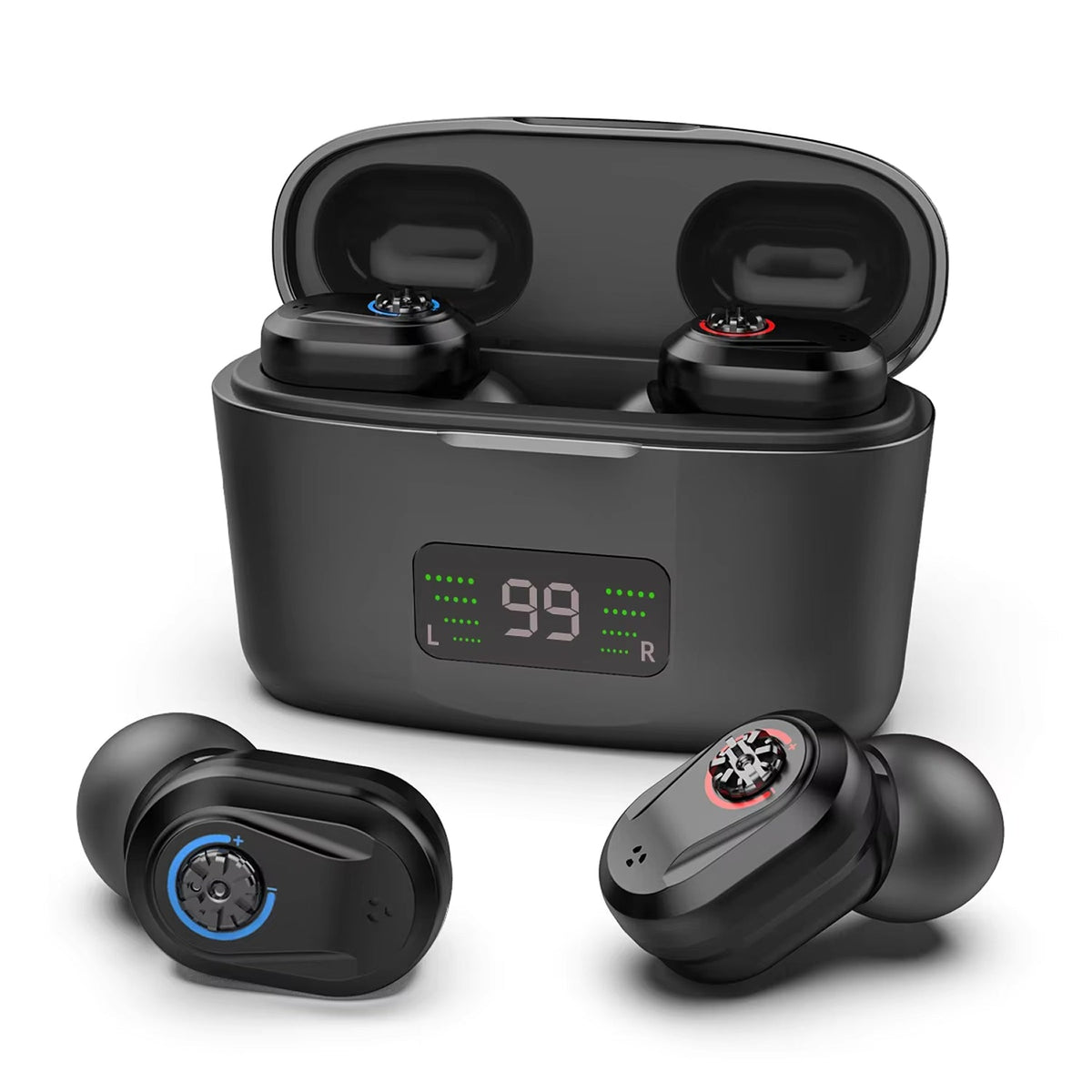 WelliTrue Digital Hearing Aids for Seniors with 30dB Noise Reduction