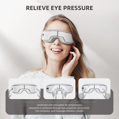 EasiLixa Eye Massager with Heat and Bluetooth
