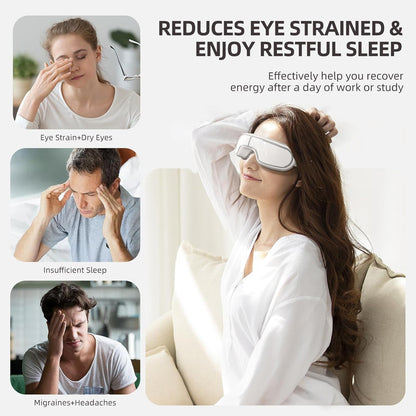 EasiLixa Eye Massager with Heat and Bluetooth