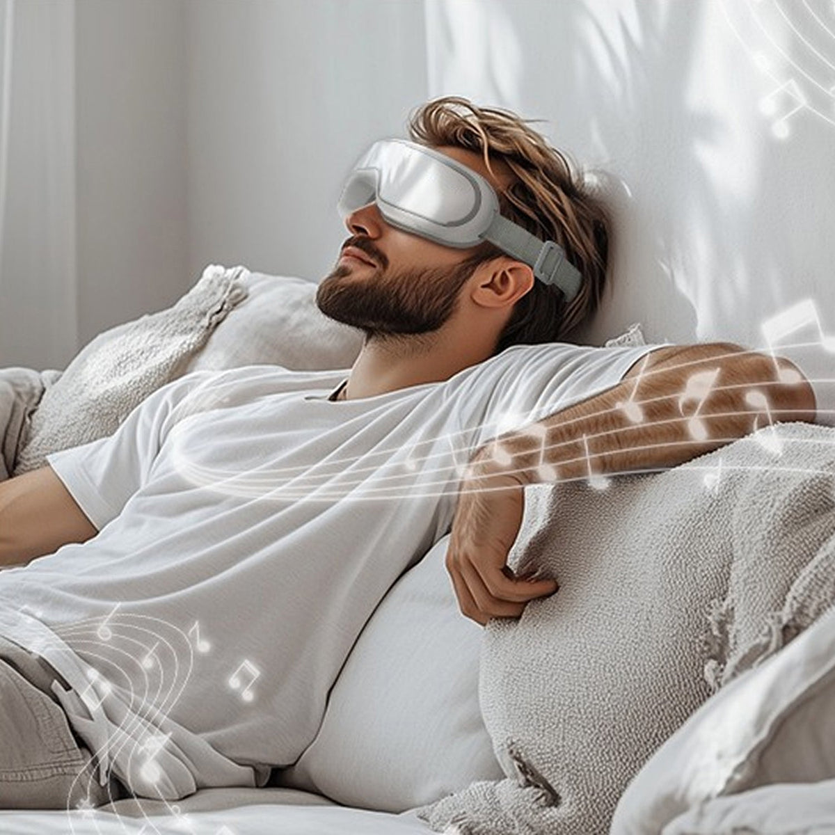 EasiLixa Eye Massager with Heat and Bluetooth