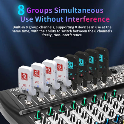 InsMazid Wireless Guitar Transmitter and Receiver 48K HD Audio