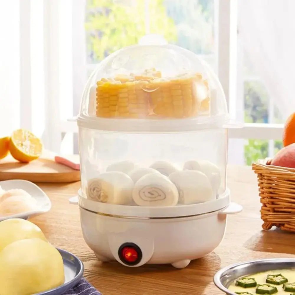 EgiMikix Double Layer 14-Egg Rapid Electric Cooker