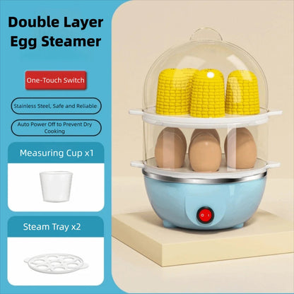 EgiMikix Double Layer 14-Egg Rapid Electric Cooker