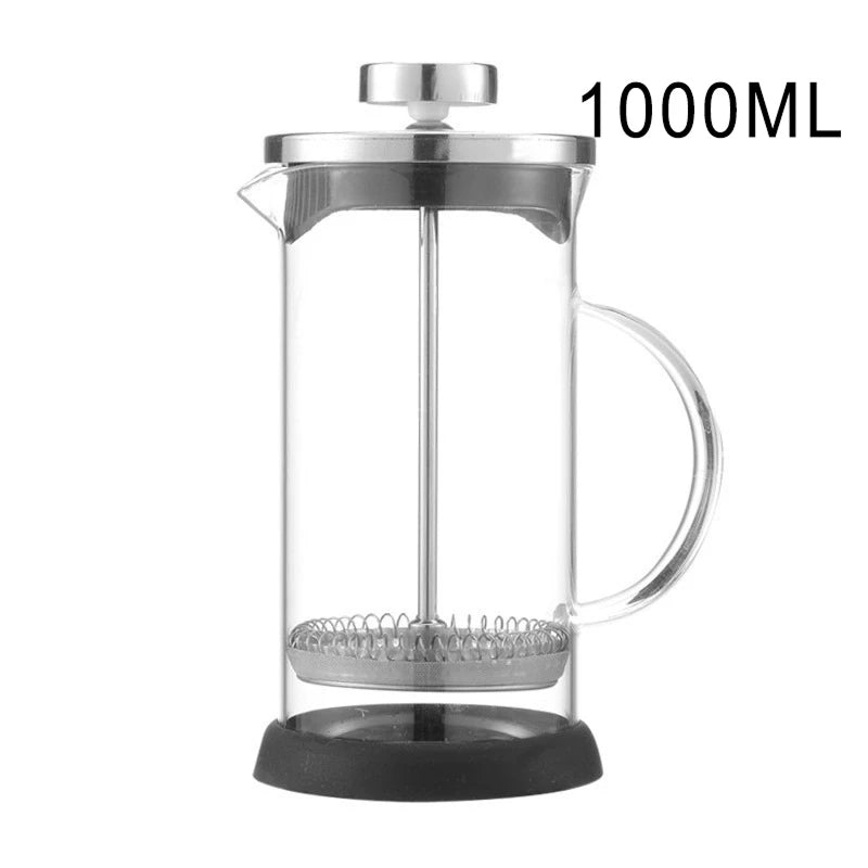 ElyTarus Borosilicate Glass French Press Coffee Maker