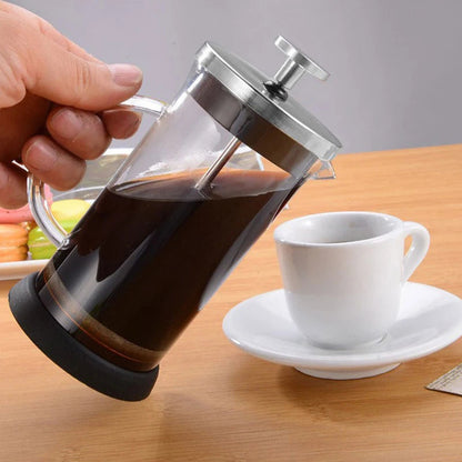 ElyTarus Borosilicate Glass French Press Coffee Maker