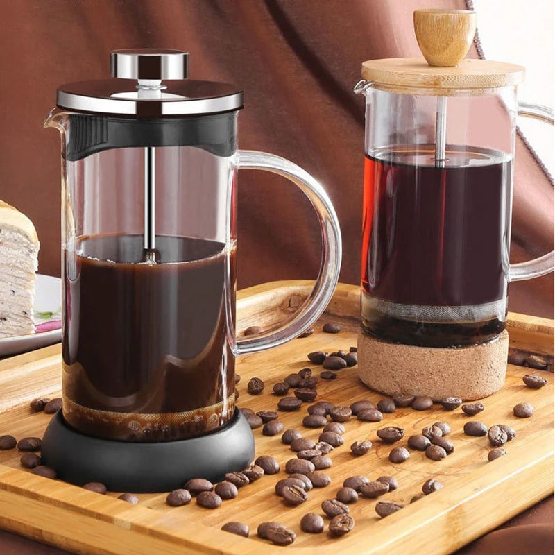 ElyTarus Borosilicate Glass French Press Coffee Maker