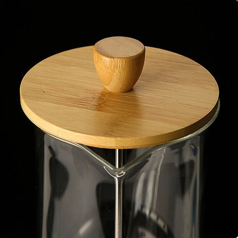 ElyTarus Borosilicate Glass French Press Coffee Maker