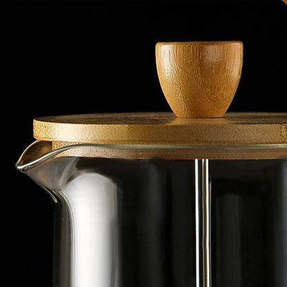 ElyTarus Borosilicate Glass French Press Coffee Maker