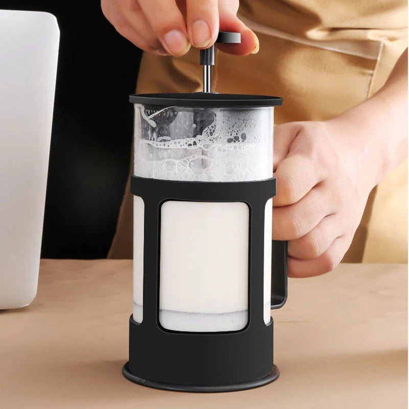 ElyTarus Borosilicate Glass French Press Coffee Maker