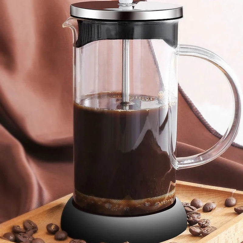 ElyTarus Borosilicate Glass French Press Coffee Maker
